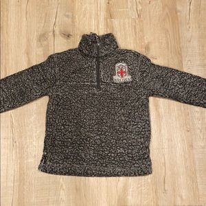 Brown college sweatshirt